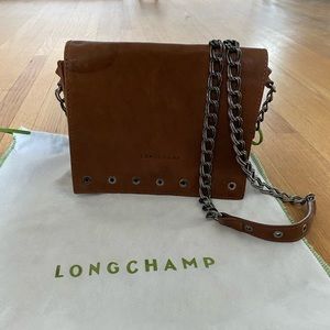Longchamp Paris Rocks Leather Crossbody